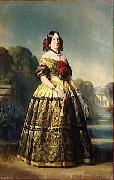 Franz Xaver Winterhalter Portrait of Luisa Fernanda of Spain Duchess of Montpensier oil painting